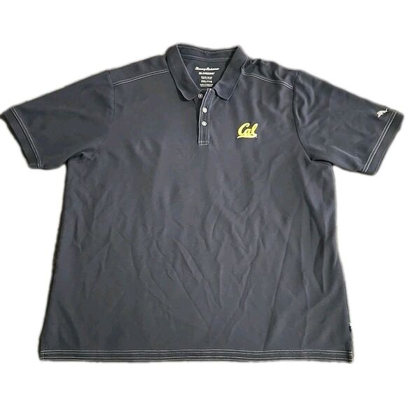 Tommy Bahama x Cal Berkeley Golden Bears Golf Polo Supima Cotton Shirt - 2XL XXL - Picture 1 of 10